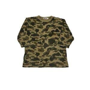 Vintage A Bathing Ape Camo Tee – Green – Size XL